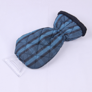Reasonable price for China OEM Plastic Advertising Car Window Snow Ice Scraper with Gloves