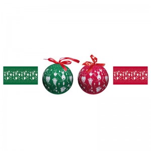 HH-0212 Printed Logo Christmas Balls – 8cm diameter