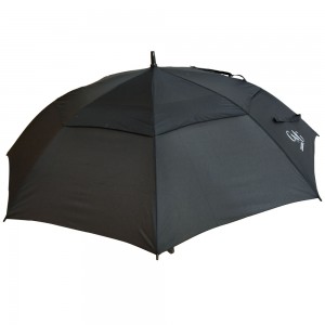 LO-0005 double canopy umbrellas with logo printed