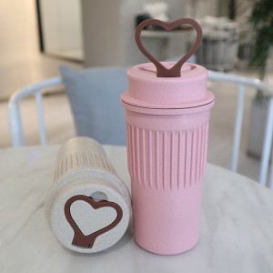 HH-0873 Customized wheat straw water bottle
