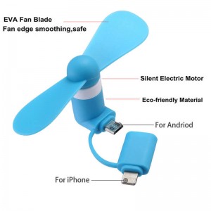China OEM China Bf033 Rechargeable USB Charging Mini Portable Electric Fan