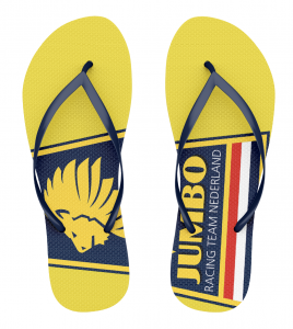 AC-0052 Custom screen printed rubber flip flops