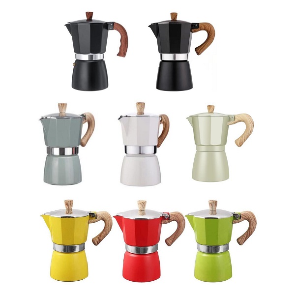 Custom espresso individuals moka pot