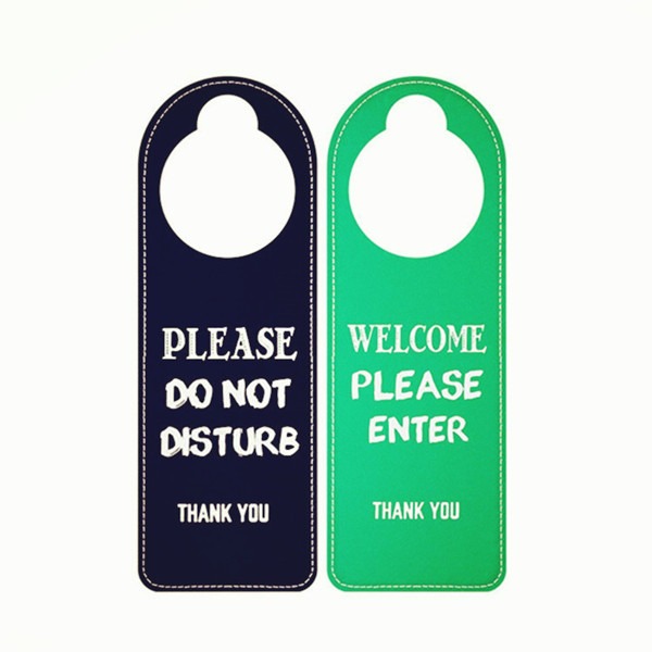 custom PU door hangers