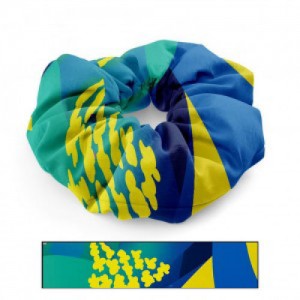 AC-0710 Promotional Stain Hair Scrunchies