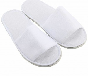 China Cheap price China Manufacturer Velour Terry Cloth Fabric Disposable Slippers Hotel