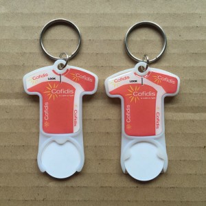 HH-0031 Football Shaped Cart Coin Keychain