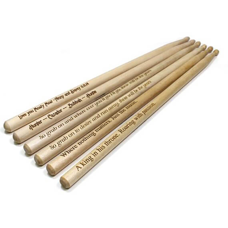 Printed Logo Wooden Drumsticks
