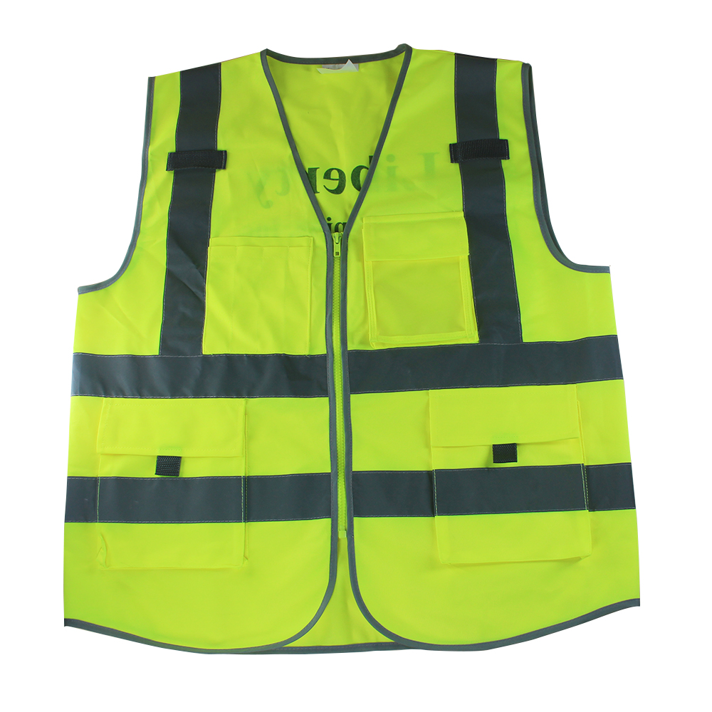 Custom Reflective Vest with Pockets