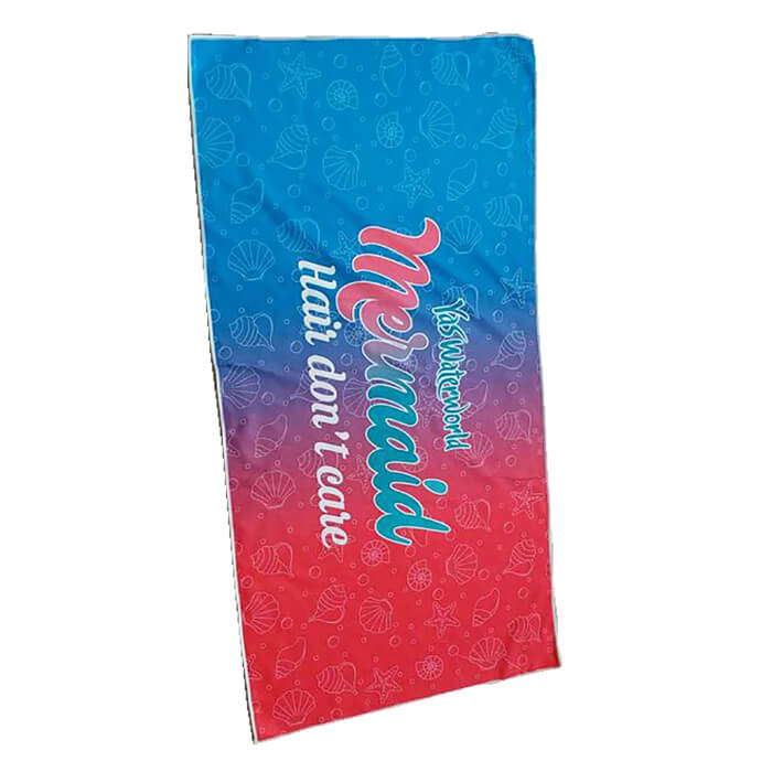 Imprinted Logo Beach Towel