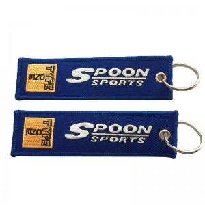 HH-0249 Customized Logo Polyester Keychain