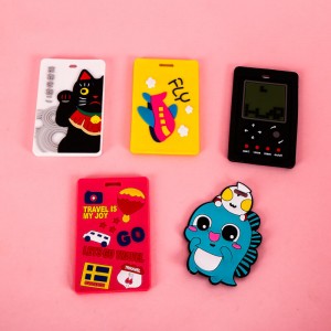 Discount wholesale China 3D Custom Fachion Rubber Luggage Tag for Promotional Gifts