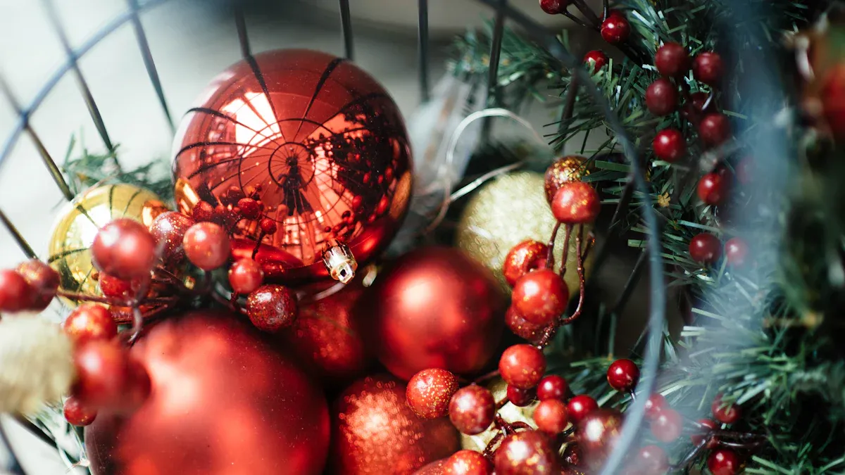 Premium Presentation of Christmas Ornaments