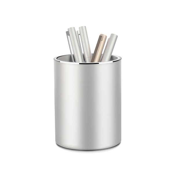 Branded logo metal pen holder