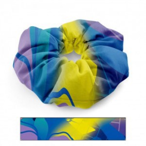 AC-0710 Promotional Stain Hair Scrunchies
