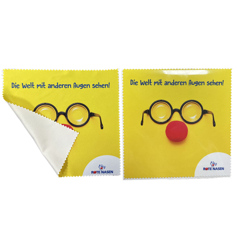 LO-0350 Promotional microfiber lens cleaning cloth