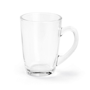 HH-0258 Clear glass coffee mug