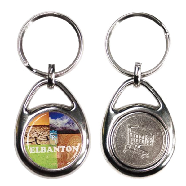 magnetic trolley coin keychains