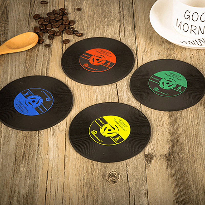 Custom Vinyl Vintage Record Coasters