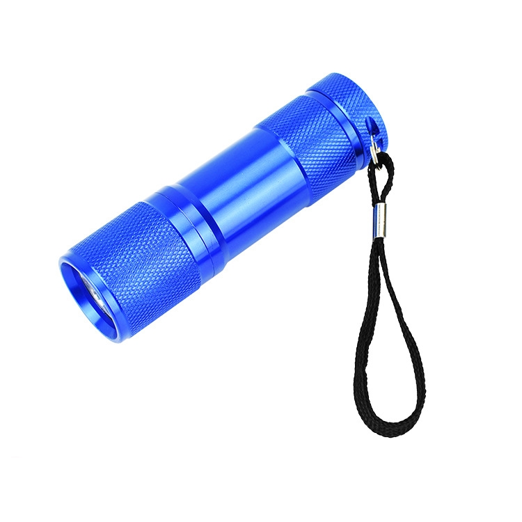 Aluminum 9 LED flashlight Logo