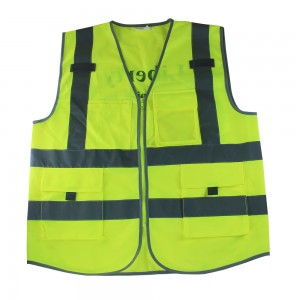 Custom Reflective Vest with Pockets