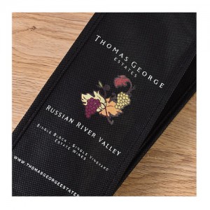 BT-0072 Promotional custom logo non-woven single bottle bag